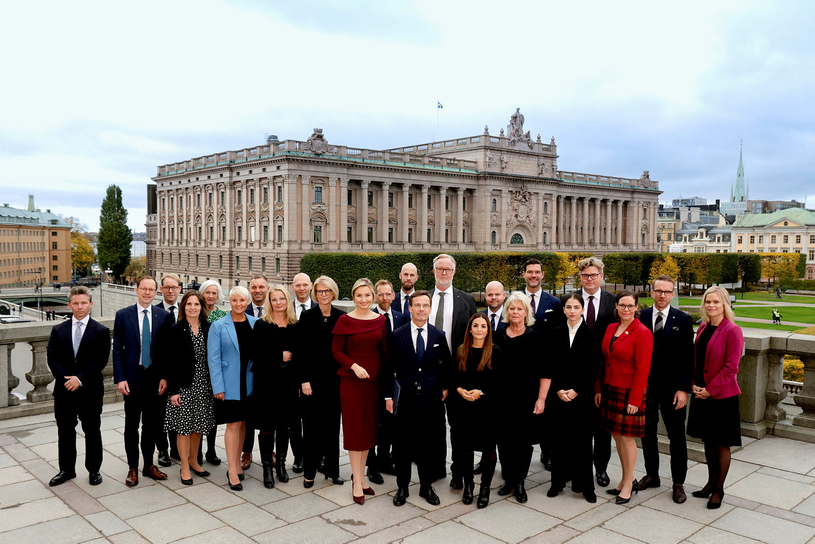 Gruppbild på regeringen Kristersson