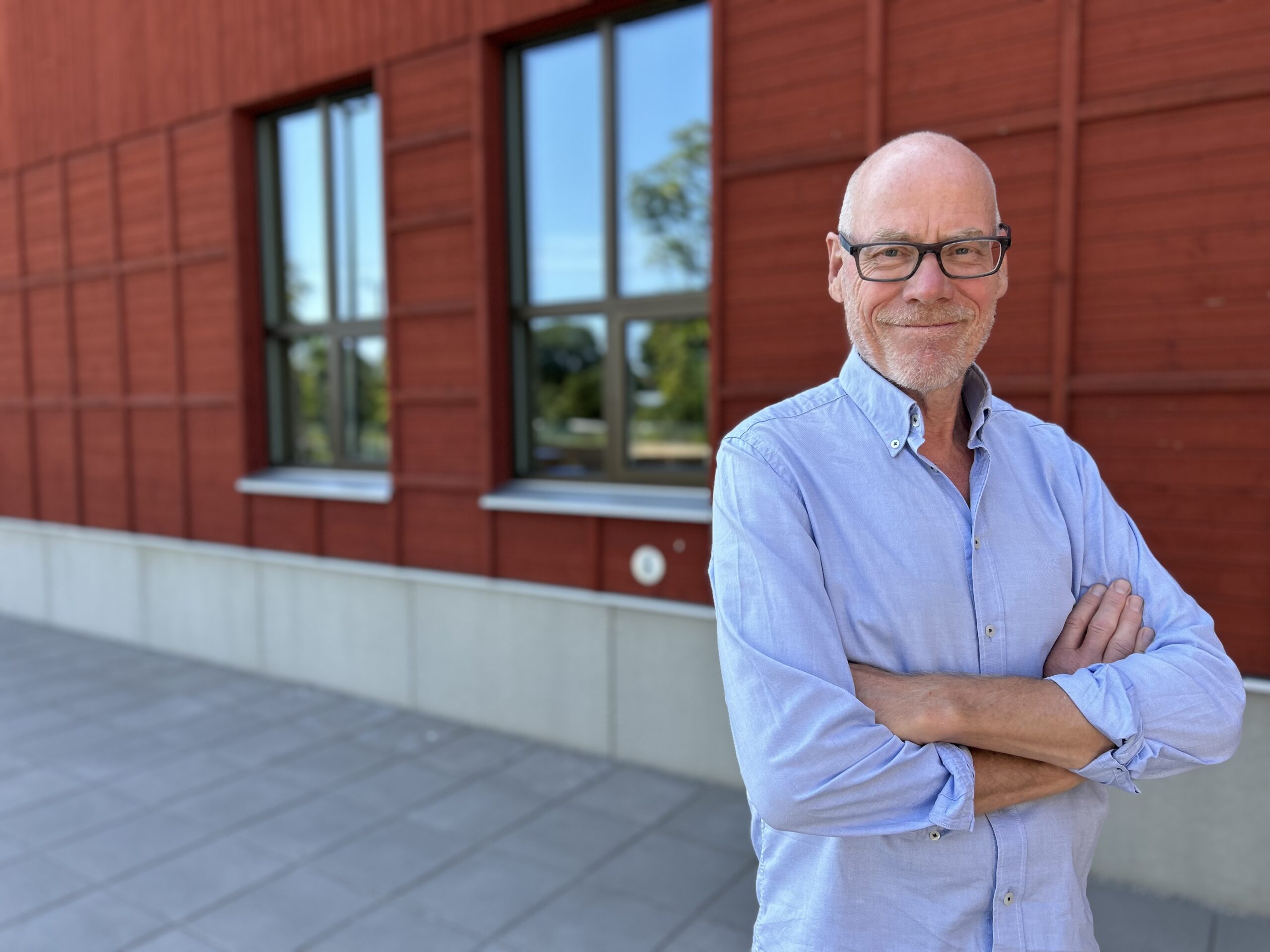 Bild på föreläsaren och förläggaren Peter Fowelin
