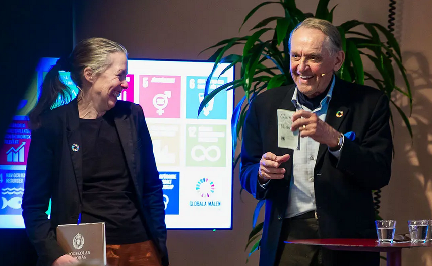 Birgitta Losman och Jan Eliasson